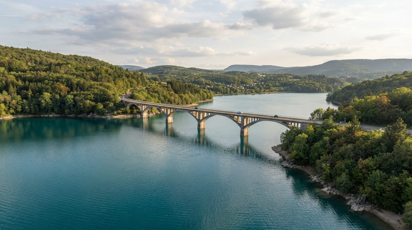 Orgelet aux portes du lac de Vouglans