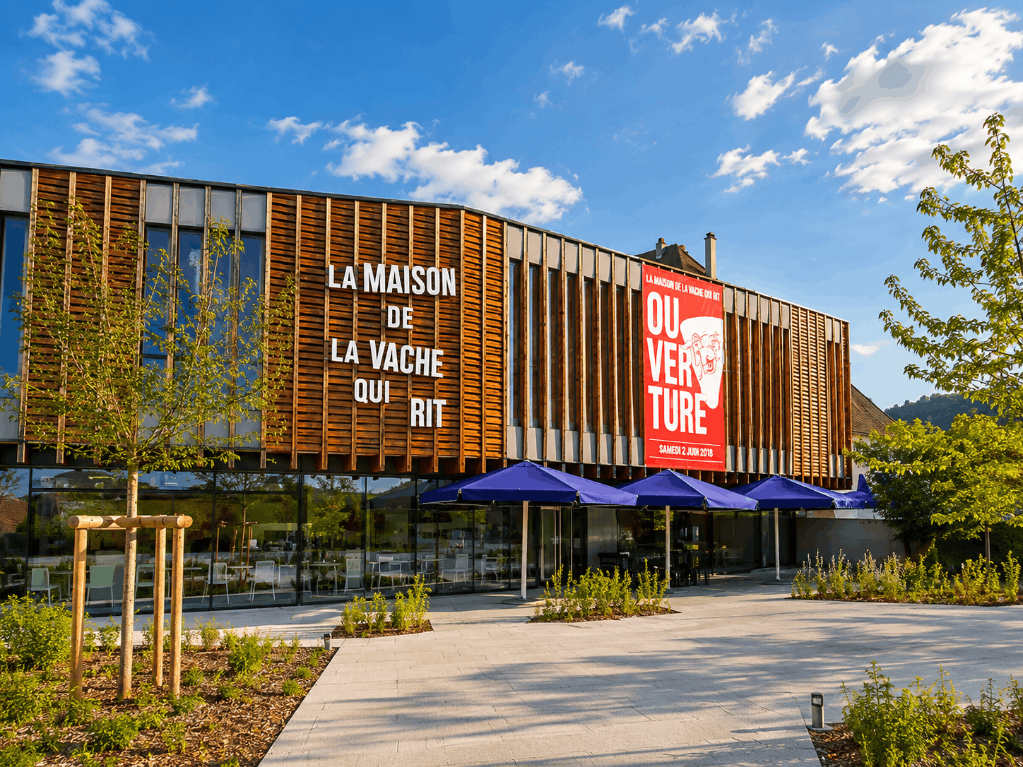 La Maison de la Vache qui Rit à Lons-le-Saunier, espace de visite consacré à la célèbre marque jurassienne