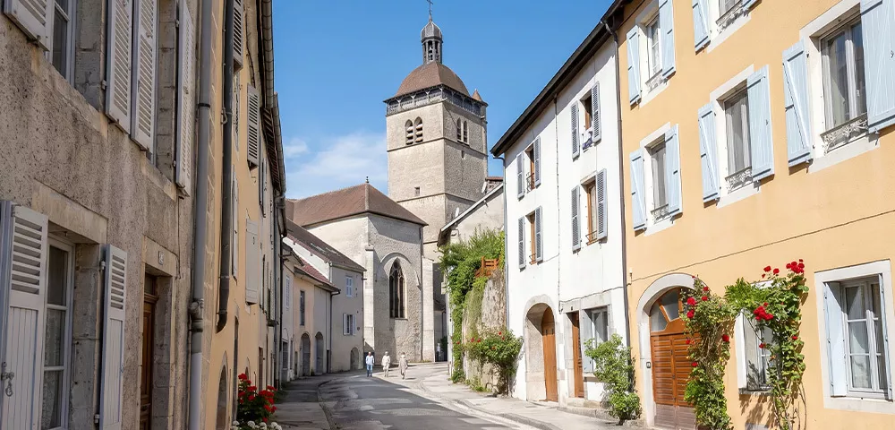 Orgelet et le lac de Vouglans